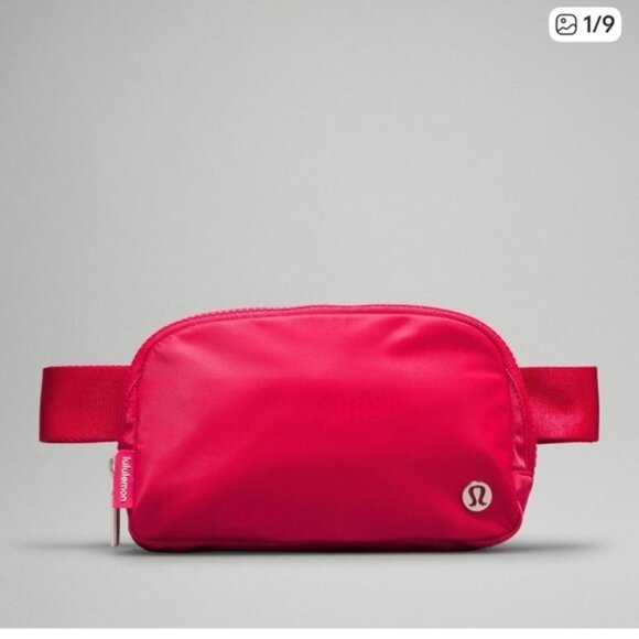 lululemon athletica Handbags - ❤️ Lululemon Cherry Mist Red Everywhere Belt Bag 1 L & free tote